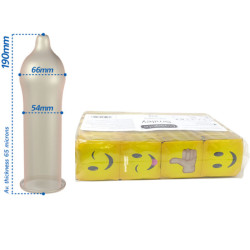 PASANTE - KONDOME SMILEY BEUTEL 144 EINHEITEN – Produktansicht 2