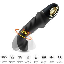 ARMONY - JOYBLADE DILDO VIBRATOR ROTATOR SCHWARZ – Produktansicht 3