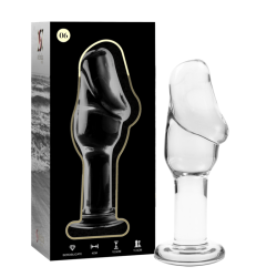 NEBULA SERIES BY IBIZA - MODELL 6 ANALPLUG BOROSILIKATGLAS