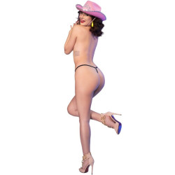 CHILIROSE - CR 4836 THONG KISS ME SCHWARZ S/M – Produktansicht 6