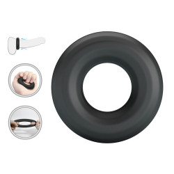 CRAZY BULL - URBAN SUPERSOFT SILIKON-PENNISRING SCHWARZ – Produktansicht 5