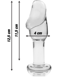 NEBULA SERIES BY IBIZA - MODELL 6 ANALPLUG BOROSILIKATGLAS – Produktansicht 3