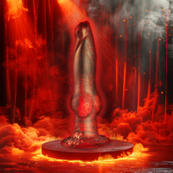 EPIC - PROMETHEUS DILDO TITAN IN FLAMES WIEDERAUFLADBARE FERNBEDIENUNG – Produktansicht 2