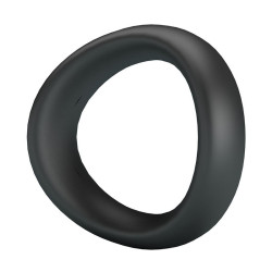 CRAZY BULL - VALEN ERGONOMISCHER SILIKON-PENISRING SCHWARZ – Produktansicht 2