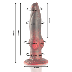 EPIC - PROMETHEUS DILDO TITAN IN FLAMES WIEDERAUFLADBARE FERNBEDIENUNG – Produktansicht 3