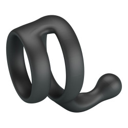 CRAZY BULL - YANCY DOPPELTER HODENRING SCHWARZ – Produktansicht 3