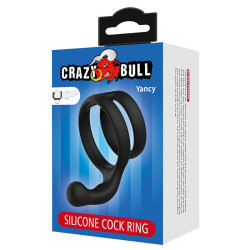 CRAZY BULL - YANCY DOPPELTER HODENRING SCHWARZ – Produktansicht 7