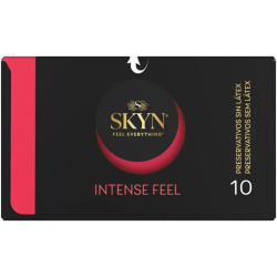 SKYN - KONDOM MIT INTENSIVEM GEFÜHL UND STRUKTURIERTEM WELLENDESIGN, 10 EINHEITEN – Produktansicht 3