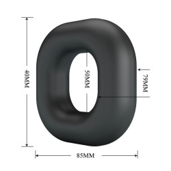 CRAZY BULL - WALDEN SUPERSOFT SILIKON-PENNISRING SCHWARZ – Produktansicht 5