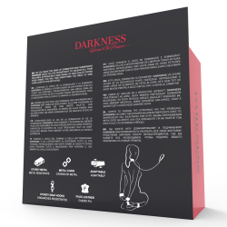 DARKNESS - HANDSCHELLEN UND KRAGEN AUS SCHWARZEM LEDER – Produktansicht 11
