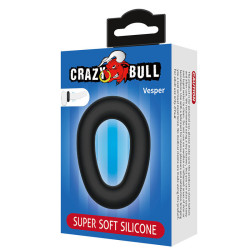 CRAZY BULL - VESPER SUPERSOFT SILIKON-PENNISRING SCHWARZ – Produktansicht 7