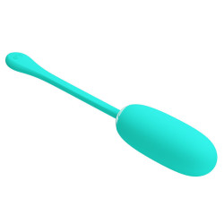 PRETTY LOVE - JULIUS WASSERDICHTES, WIEDERAUFLADBARES VIBRIEREI AQUA GREEN – Produktansicht 2