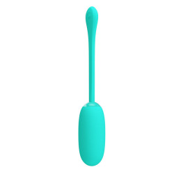 PRETTY LOVE - JULIUS WASSERDICHTES, WIEDERAUFLADBARES VIBRIEREI AQUA GREEN – Produktansicht 4