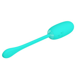 PRETTY LOVE - JULIUS WASSERDICHTES, WIEDERAUFLADBARES VIBRIEREI AQUA GREEN – Produktansicht 6