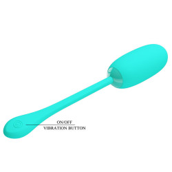 PRETTY LOVE - JULIUS WASSERDICHTES, WIEDERAUFLADBARES VIBRIEREI AQUA GREEN – Produktansicht 8