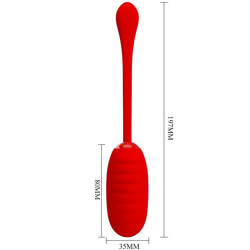 PRETTY LOVE - KIRK WIEDERAUFLADBARES VIBRATIONSEI ROT – Produktansicht 6