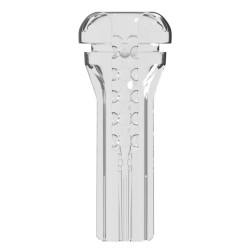 PDX ELITE – VIEWTUBE PLUS TRANSPARENTER STROKER MIT DURCHSICHT UND EZ-GRIP, 21 CM – Produktansicht 2
