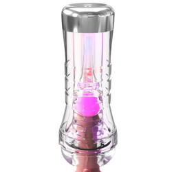 PDX ELITE - VIEWTUBE XXL LED TRANSPARENT STROKER 27,3 CM – Produktansicht 3