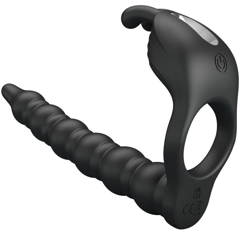 PRETTY LOVE - BLACKNEY PENISRINGE MIT VIBRATOR-PLUG – D-239754