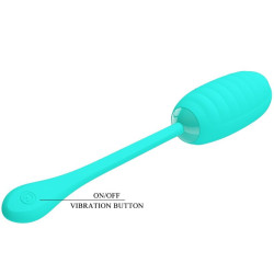 PRETTY LOVE - KIRK WIEDERAUFLADBARES VIBRIERENDES EI, AQUAGRÜN – Produktansicht 7