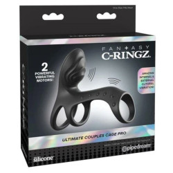 FANTASY C-RINGZ – ULTIMATIVER PAAR-CAGE-PRO-VIBRATIONS-PENISRING 19,5 CM – Produktansicht 5