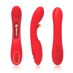 ARMONY - VIBRATOR MIT OSZILLIERENDER ZUNGE ROT – Produktansicht 3