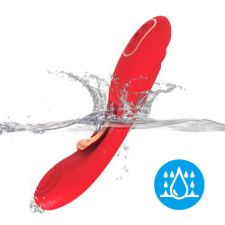 ARMONY - VIBRATOR MIT OSZILLIERENDER ZUNGE ROT – Produktansicht 5