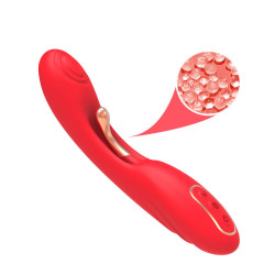 ARMONY - VIBRATOR MIT OSZILLIERENDER ZUNGE ROT – Produktansicht 7