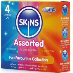 SKINS - SORTIERTE PREMIUM-KONDOME, 4ER-PACK – Produktansicht 2