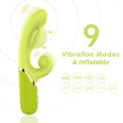 ARMONY - AUFBLASBARER PUNKT A ZUM STIMULATORVIBRATOR GRÜN – Produktansicht 3