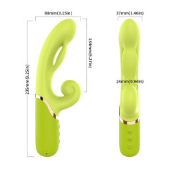 ARMONY - AUFBLASBARER PUNKT A ZUM STIMULATORVIBRATOR GRÜN – Produktansicht 5