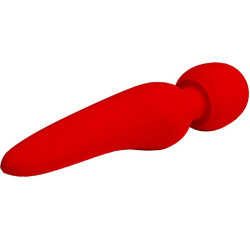 PRETTY LOVE - MEREDITH MASSAGER 12 VIBRATIONSMODI ROT – Produktansicht 4