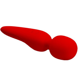 PRETTY LOVE - MEREDITH MASSAGER 12 VIBRATIONSMODI ROT – Produktansicht 5