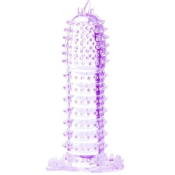 BAILE - PENISHÜLLE MIT REIZPUNKTEN LILA 14 CM – Produktansicht 5