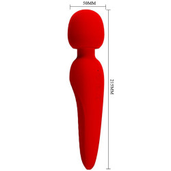PRETTY LOVE - MEREDITH MASSAGER 12 VIBRATIONSMODI ROT – Produktansicht 6