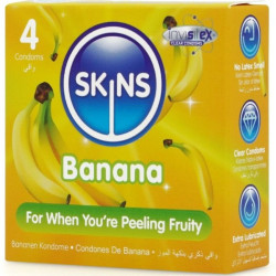 SKINS - BANANA PREMIUM KONDOME PACKUNG 4 – Produktansicht 2