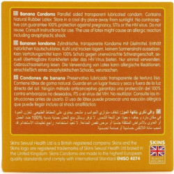 SKINS - BANANA PREMIUM KONDOME PACKUNG 4 – Produktansicht 4