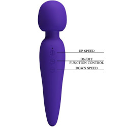 PRETTY LOVE - MEREDITH MASSAGER 12 VIBRATIONSMODI LILA – Produktansicht 7