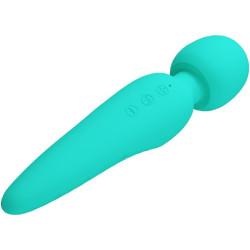 PRETTY LOVE - MEREDITH MASSAGER 12 VIBRATIONSMODI AQUA GRÜN – Produktansicht 2