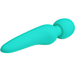 PRETTY LOVE - MEREDITH MASSAGER 12 VIBRATIONSMODI AQUA GRÜN – Produktansicht 4