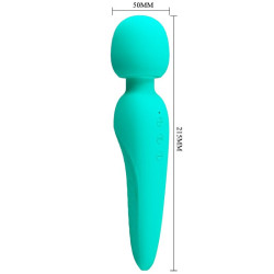 PRETTY LOVE - MEREDITH MASSAGER 12 VIBRATIONSMODI AQUA GRÜN – Produktansicht 6