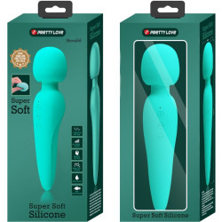 PRETTY LOVE - MEREDITH MASSAGER 12 VIBRATIONSMODI AQUA GRÜN – Produktansicht 9