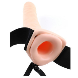 FETISH FANTASY SERIES - 19 CM HOHL STRAP-ON NATUR – Produktansicht 5