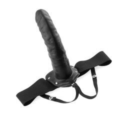 FETISH FANTASY SERIES - 19 CM HOHL STRAP-ON SCHWARZ – Produktansicht 3