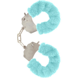 TOYJOY - FURRY FUN CUFFS BONDAGE BLAU – Produktansicht 2
