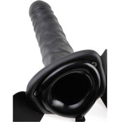 FETISH FANTASY SERIES - 19 CM HOHL STRAP-ON SCHWARZ – Produktansicht 4