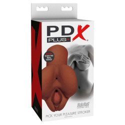 PDX PLUS - WHLEN SIE IHREN GENUSS DOPPELBRAUNEN MASTURBATOR – Produktansicht 4