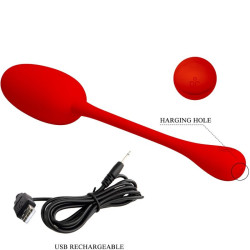 PRETTY LOVE - KNUCKER RED WIEDERAUFLADBARES VIBRATIONS-EI – Produktansicht 8