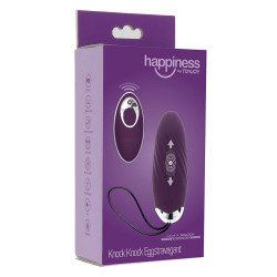 TOYJOY - HAPPINESS KNOCK KNOCK EGGSTAVAGANT VIBRATOR FERNBEDIENUNG LILA – Produktansicht 7