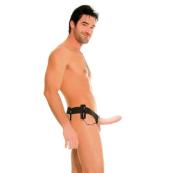 FETISH FANTASY SERIES - HOHLVIBRATOR-GURT FÜR SIE UND IHN, NATÜRLICH, 14 CM – Produktansicht 5